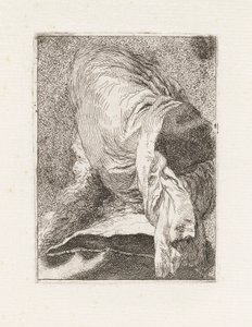 Turk viděný zezadu, z Raccolta di Teste (sbírka hlav) od Giovanni Domenico Tiepolo