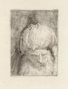 Turek zepředu, ze sbírky Raccolta di Teste (Sbírka hlav) od Giovanni Domenico Tiepolo