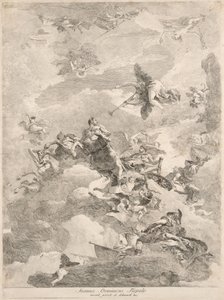 Herkulův triumf od Giovanni Domenico Tiepolo after Giovanni Battista Tiepolo