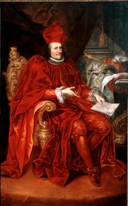 Portrét Agostina Spinoly (1624-1692) Doge of Genes mezi lety 1679 a 1681. Malba Giovanni Enrico Vaymer (1665-1738) 1680-1681 Rozměr 215x135 cm Genes, Paolo Sanguineticia sbírka Leiem © Luis od Giovanni Enrico Vaymer