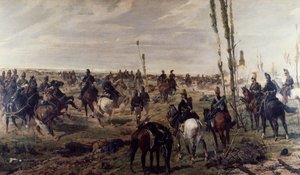 Útok na Madonnu z objevu od Giovanni Fattori