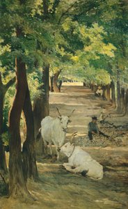 Avenue s Voly a Stonebreaker, Giovanni Fattori (1825-1908)