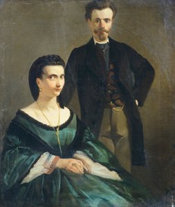 Zasnoubení od Giovanni Fattori