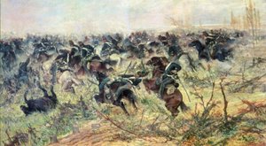 Náboj kavalérie od Giovanni Fattori