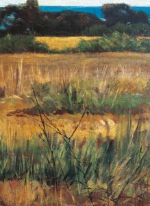 Itálie, Florencie, Maremma Toscana, cca 1894, detail od Giovanni Fattori