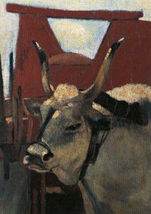 Itálie, Florencie, Maremma Toscana, cca 1894, detail od Giovanni Fattori