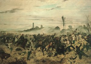 Bitva o Montebello od Giovanni Fattori