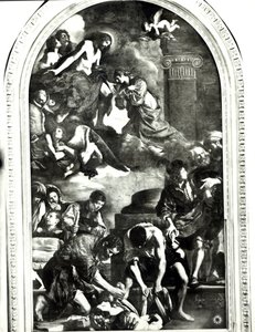 Pohřeb svaté Petronilly od Giovanni Francesco Barbieri