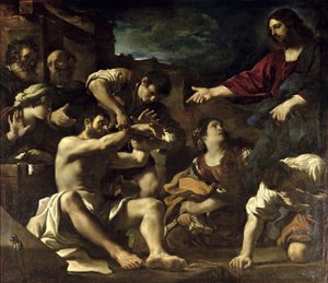 Vzkříšení Lazara, kolem roku 1619