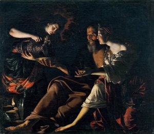 Lot a jeho dcery, 1617.