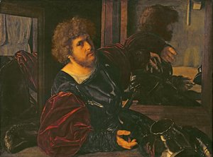 Portrét Bernarda di Salla (olej na panelu) od Giovanni Girolamo Savoldo