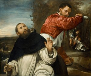 Smrt svatého Petra mučedníka, 153035. od Giovanni Girolamo Savoldo