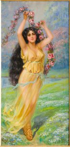 Young Nymph (olej na plátně)