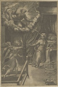 Zvěstování Bohu Otci od Giovanni Jacopo Caraglio