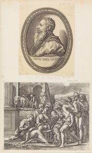 Klanění pastýřů. od Giovanni Jacopo Caraglio