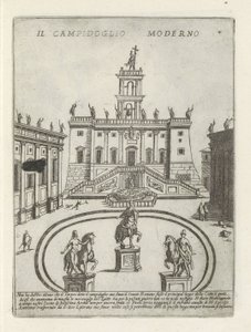 Capitool te Rome Moderní Capitol (název na objektu) Moderne en antieke monumenten en bouwwerken v Římě (název série) Ozdoby starověkých a moderních budov města alma v Římě (název série)