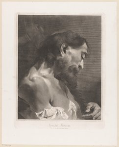 Apoštol Simon Sanctus Simeon (titul na předmětu) Apostelen (název série) od Giovanni Marco Pitteri