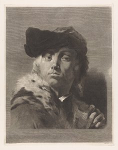Portrét umělce Giovanni Battista Piazzetta od Giovanni Marco Pitteri