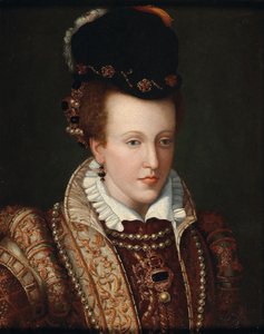 Portrét Joanny Rakouské 1547-1578, velkovévodkyně z Toskánska, c. 1570.