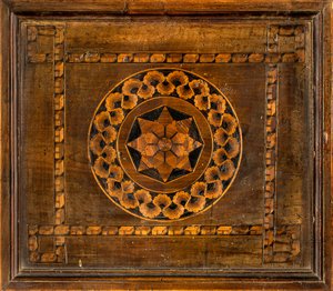 Lignaean Canonical Choir, intarzie Giovanni Maria Platina 1484, Lower Stall
