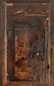 Lignaean Canonical Choir, intarzie Giovanni Maria Platina 1484, Superior Stall