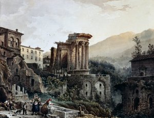 Chrám Vesta v Tivoli, Giovanni Migliara (1785-1837), Itálie