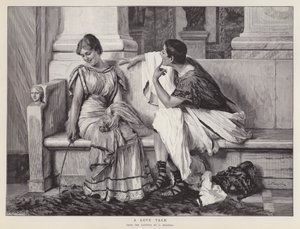 A Love Talk (litho) od Giovanni Muzzioli