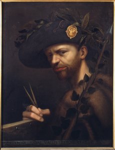 Autoportrét jako opat Accademia della Valle di Blenio od Giovanni Paolo Lomazzo