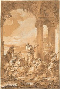Kázání svatého Pavla v Athénách od Giovanni Paolo Panini