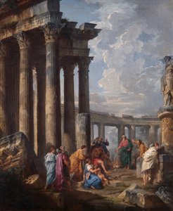 „Svatý Pavel na Maltě, uchopení zmije“, 1735