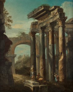 Krajina římských ruin od Giovanni Paolo Pannini