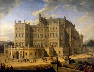 Pohled na hrad Rivoli od Giovanni Paolo Pannini
