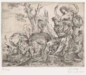 Hercules zabije kentaura Nessuse