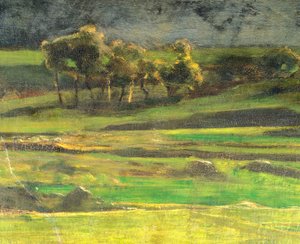 Na pólu od Giovanniho Segantiniho (1858-1899), olej na plátně od Giovanni Segantini