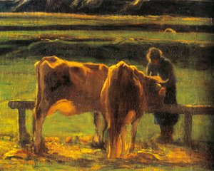 Itálie, Řím, Alla Stanga od Giovanni Segantini