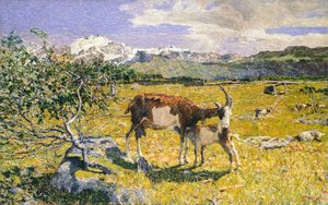 Alpy v květnu Giovanni Segantini (1858-1899)