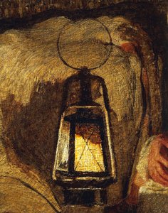 Dvě matky, Giovanni Segantini, detail od Giovanni Segantini