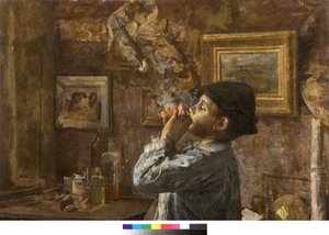 Jsem také malíř nebo Diletant nebo Malířův ateliér, 1885
