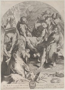 The Entombment, ca. 1622. od Giovanni Temini