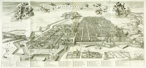 Pohled na Turín, 1672 od Giovanni Tommaso Borgonio