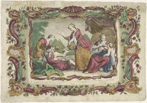Laven z Dorstigenu III. dílo tělesného milosrdenství / Pozdější dílo tělesného milosrdenství (...) (titul na předmětu) De spirituele werken van barmhartigheid (název série) od Giovanni Volpato