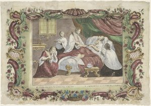 Svátost posledního pomazání V. sacramentum extrema unctio / V. sacramento la extrema uncion (titul na předmětu) Sedm svátostí (název série)