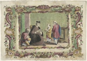 Učení neznalých II opus misericordiae spiritualis / La segunda obra de misericordia spirituální (...) (název na objektu) The Spiritual Works of Mercy (název série) od Giovanni Volpato