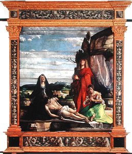 The Deposition, c.1490-1537 (tempera na panelu) od Giovanni c.1465 153537 Buonconsiglio