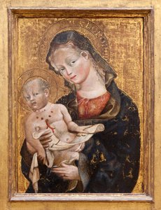 Panna a dítě, kolem 1420 (malba)