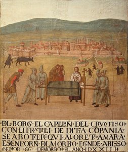 Pouť Compagnia del Crocifisso do Loreta, první polovina 16. stol. od Giovanni del Leone