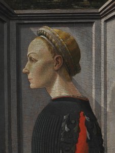 Portrét ženy. od Giovanni di Franco