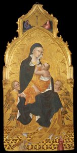 Madona s dítětem a anděly. Zvěstování, c. 1440 od Giovanni di Paolo