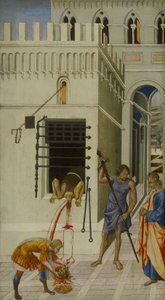 Stětí svatého Jana Křtitele od Giovanni di Paolo