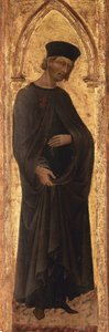 Blahoslavený Andrea Gallerani zemřel 1251, 1447-65. od Giovanni di Paolo
